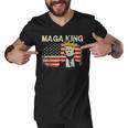 Anti Joe Biden Ultra Maga The Return Of The Great Maga King V2 Men V-Neck Tshirt