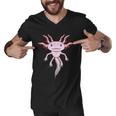 Axolotl Cute Men V-Neck Tshirt