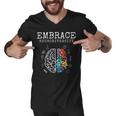 Embrace Neurodiversity Funny V2 Men V-Neck Tshirt