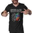 Embrace Neurodiversity Funny V5 Men V-Neck Tshirt