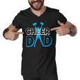 Father Cheerleading Gift From Cheerleader Daughter Cheer Dad V3 Men V-Neck Tshirt