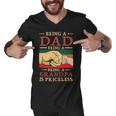 Father Grandpa Being A Dad Is An Honor Being A Grandpa Is Priceless114 Family Dad Men V-Neck Tshirt