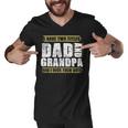 Father Grandpa I Have Two Titles Dad And Grandpa And I Rock Them Both Dad 60 Family Dad Men V-Neck Tshirt