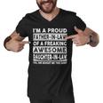 Father Grandpa Im A Proud In Law Of A Freaking Awesome Daughter In Law386 Family Dad Men V-Neck Tshirt