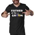 Father Of The Groom Getting Ready For The Wedding Men V-Neck Tshirt