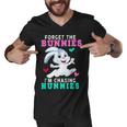 Forget The Bunnies Im Chasing Hunnies Funny Men V-Neck Tshirt