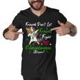 Friends Dont Let Friends Fight Glaucoma Alone Unicorn Green Ribbon Glaucoma Glaucoma Awareness Men V-Neck Tshirt