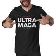 Funny Anti Joe Biden Ultra Maga Support Trump Patriotic Men V-Neck Tshirt