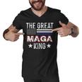 Funny The Great Maga King Trump 2022 Amp 2024 Men V-Neck Tshirt