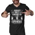 January 1957 I Am Not 65 I Am 18 With 47 Years Of Experience Men V-Neck Tshirt