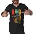 Mens Strong Black King Juneteeth African American Father Day 31 Shirt Men V-Neck Tshirt