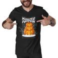 Monster Pumpkin Men V-Neck Tshirt