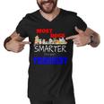 Most Dogs Are Smarter Than Your President Men V-Neck Tshirt