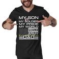 My Son My Soldier Hero Proud Army Dad 702 Shirt Men V-Neck Tshirt