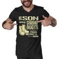 My Son Wears Combat Boots Proud 691 Shirt Men V-Neck Tshirt