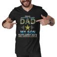 My Son Wears Combat Bootsproud 689 Shirt Men V-Neck Tshirt