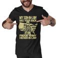 My Soninlaw Has Your Back Proud Army 688 Shirt Men V-Neck Tshirt