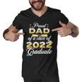 Proud Dad Of Class Of 2022 Senior Graduate Dad Men V-Neck Tshirt