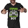 Stepdad Of The Birthday Boy Game Men V-Neck Tshirt