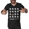 Think Different Build Gardens Not 558 Shirt Men V-Neck Tshirt