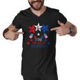 Time To Get Star Spangled Hammered 4Th Of July Drinking Gift Men V-Neck Tshirt