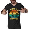 Time To Travel 807 Trending Shirt Men V-Neck Tshirt