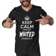 Whited Name Gift Keep Calm And Let Whited Handle It Men V-Neck Tshirt