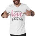 Baby Shower Text Design I Am Already In Love With My Future Baby Men V-Neck Tshirt