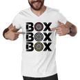 Box Box Box F1 Tyre Compound V2 Design Men V-Neck Tshirt