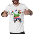 Easter Dinosaur Happy Eastrawr Easter Saurus Rex Men V-Neck Tshirt