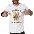 Embrace Ausomeness Men V-Neck Tshirt