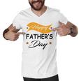 Fathers Day Happy Fathers Day Gift For Your Father Men V-Neck Tshirt