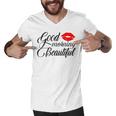 Good Morning Beautiful Men V-Neck Tshirt