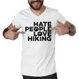 Hate People Love Hiking V2 Men V-Neck Tshirt