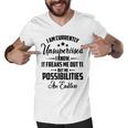 I Am Currently Unsupervised I Know It Freaks Me Out To But The Possibilities Are Endlesspng V2 Men V-Neck Tshirt