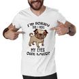 Im Sorry Did I Roll My Eyes Out Loud 735 Shirt Men V-Neck Tshirt