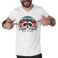 Live Fast Eat Trash 790 Shirt Men V-Neck Tshirt