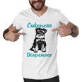 Miniature Schnauzer At Home Cuteness Dispenser Multi Tasking Dog Men V-Neck Tshirt