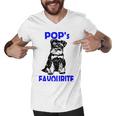 Miniature Schnauzer At Home Pops Favourite Multi Tasking Dog Men V-Neck Tshirt