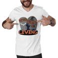 Never Trust The Living Men V-Neck Tshirt