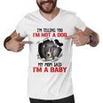 Pitbull Im Telling You Im Not A Dog 789 Shirt Men V-Neck Tshirt