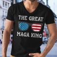 Anti Joe Biden Ultra Maga The Return Of The Great Maga King V3 Men V-Neck Tshirt