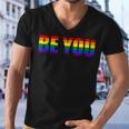 Be You Lgbt Flag Gay Pride Month Transgender Men V-Neck Tshirt