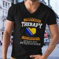 Bosnian Flag I Funny Bosnian Vacatian Gift I Funny Bosnia Men V-Neck Tshirt