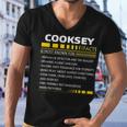 Cooksey Name Gift Cooksey Facts Men V-Neck Tshirt