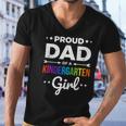 Dad Of A Kindergarten Girl Gift Men V-Neck Tshirt