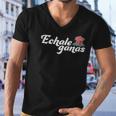 Echale Ganas Rose Vintage Retro Mexican Quote Men V-Neck Tshirt