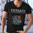 Embrace Neurodiversity Funny V2 Men V-Neck Tshirt