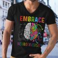 Embrace Neurodiversity V2 Men V-Neck Tshirt