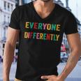 Everyone Communicates Differently V3 Men V-Neck Tshirt